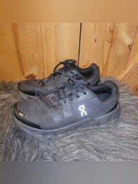 On Cloudgo Wide Women's Running Shoes - Black Eclipse - Size 9.5